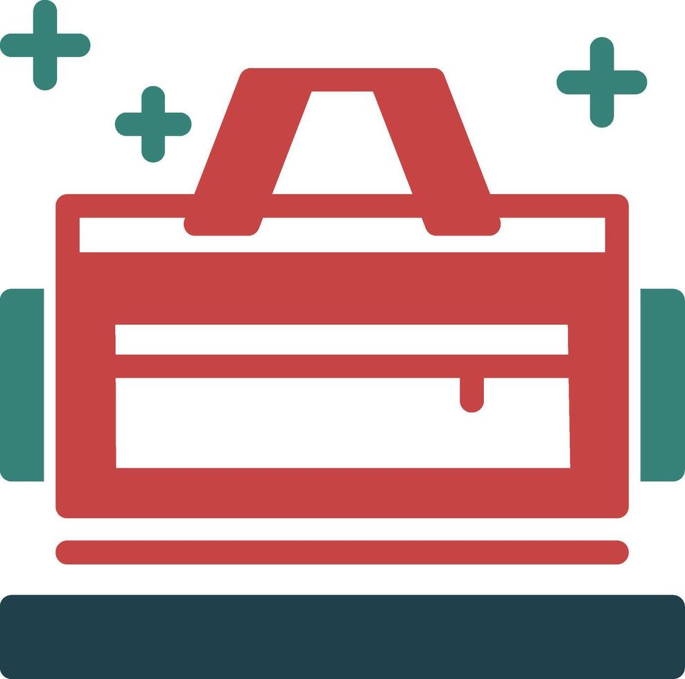 Diaper bag Line Circle Icon vector