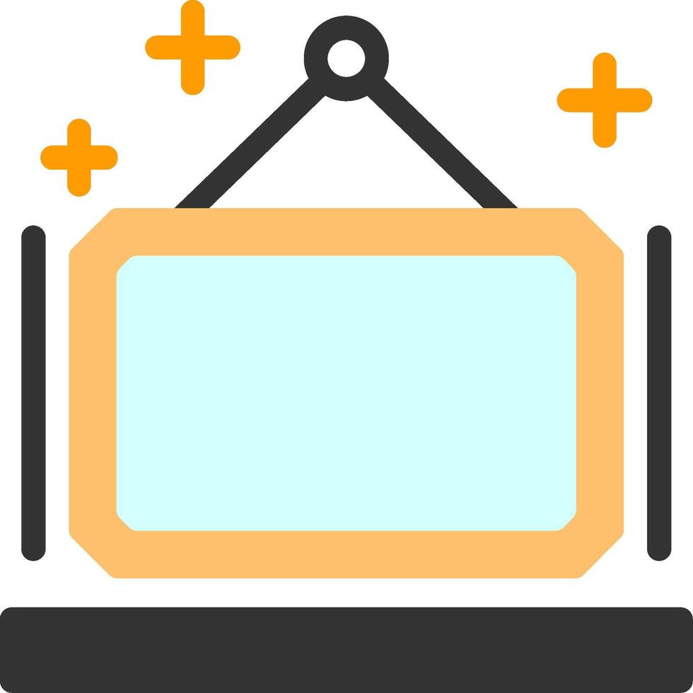 Picture frame Flat Icon vector