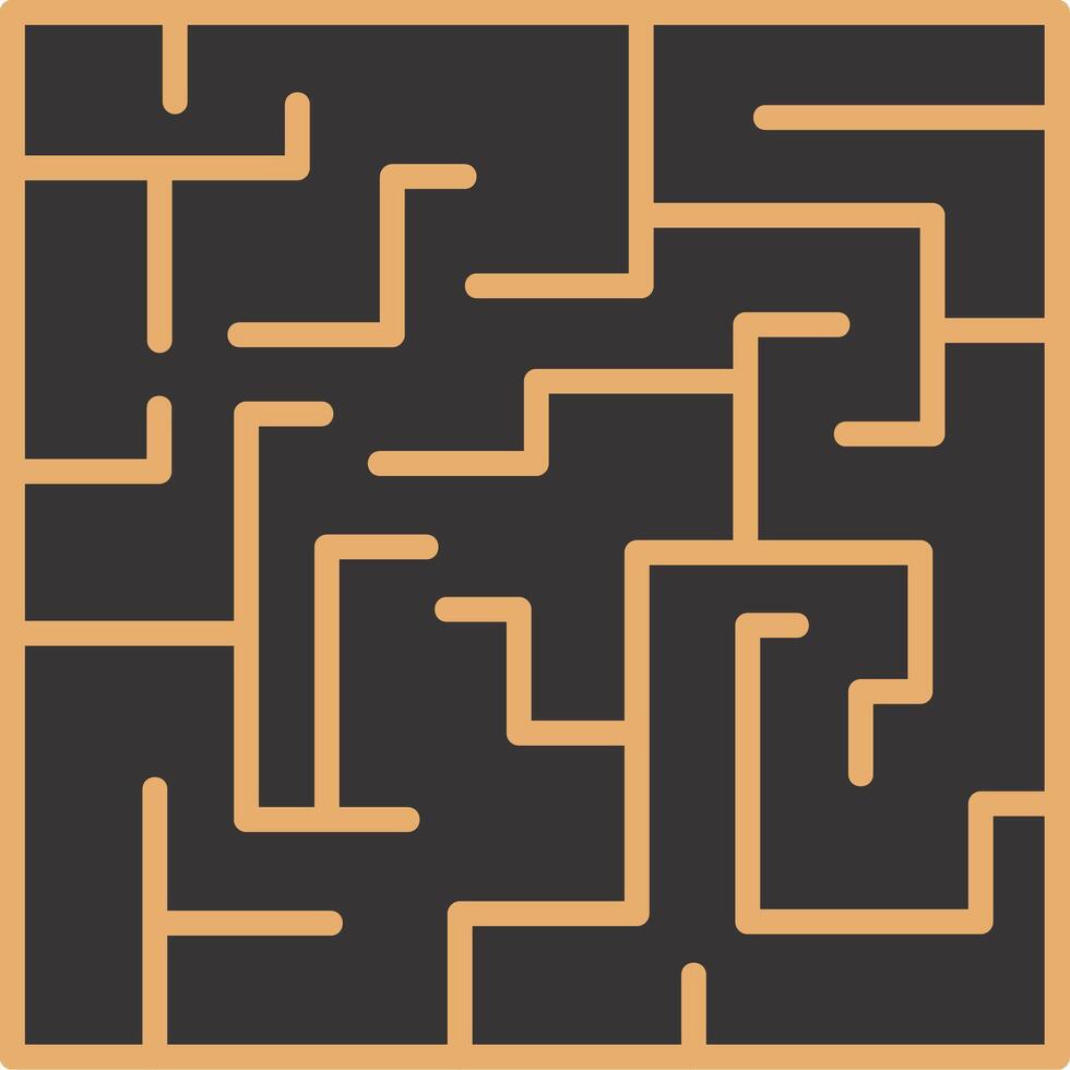 Maze Vector Icon