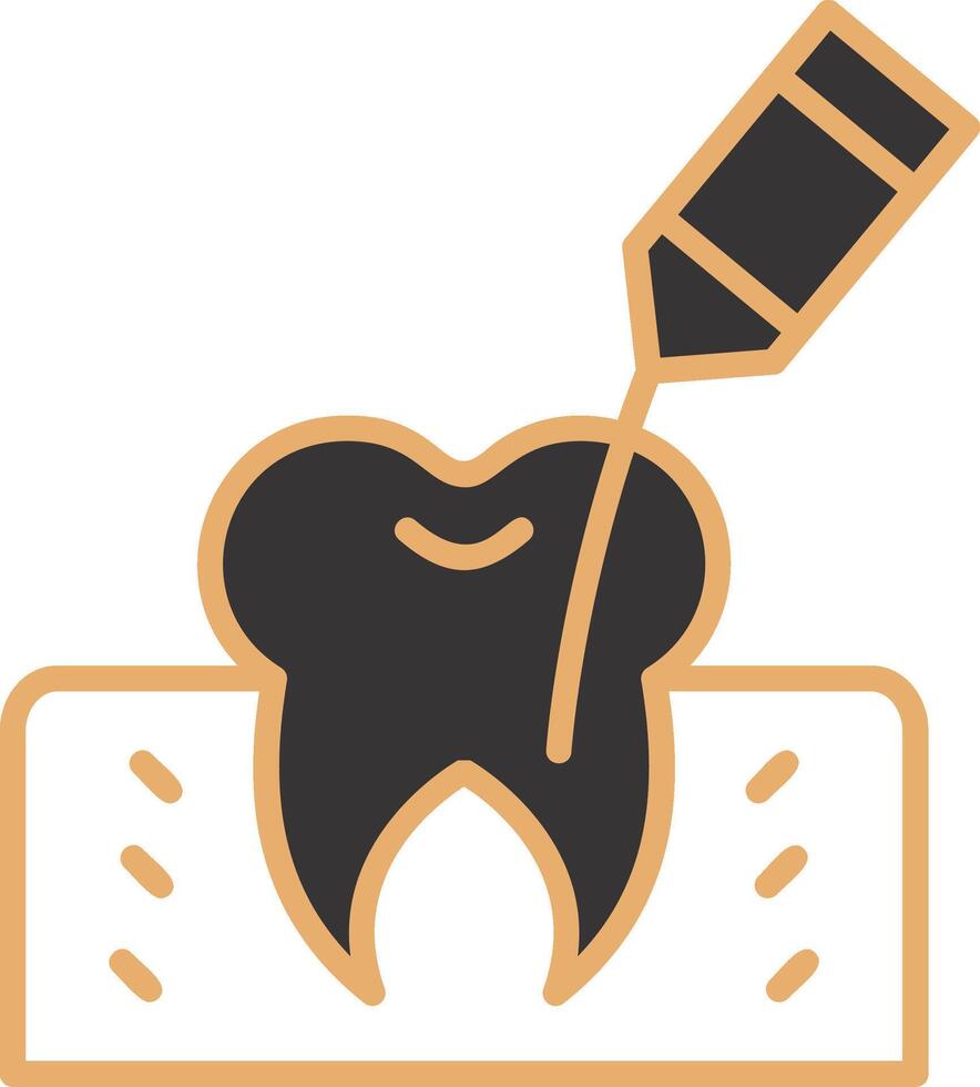 Root Canal Vector Icon