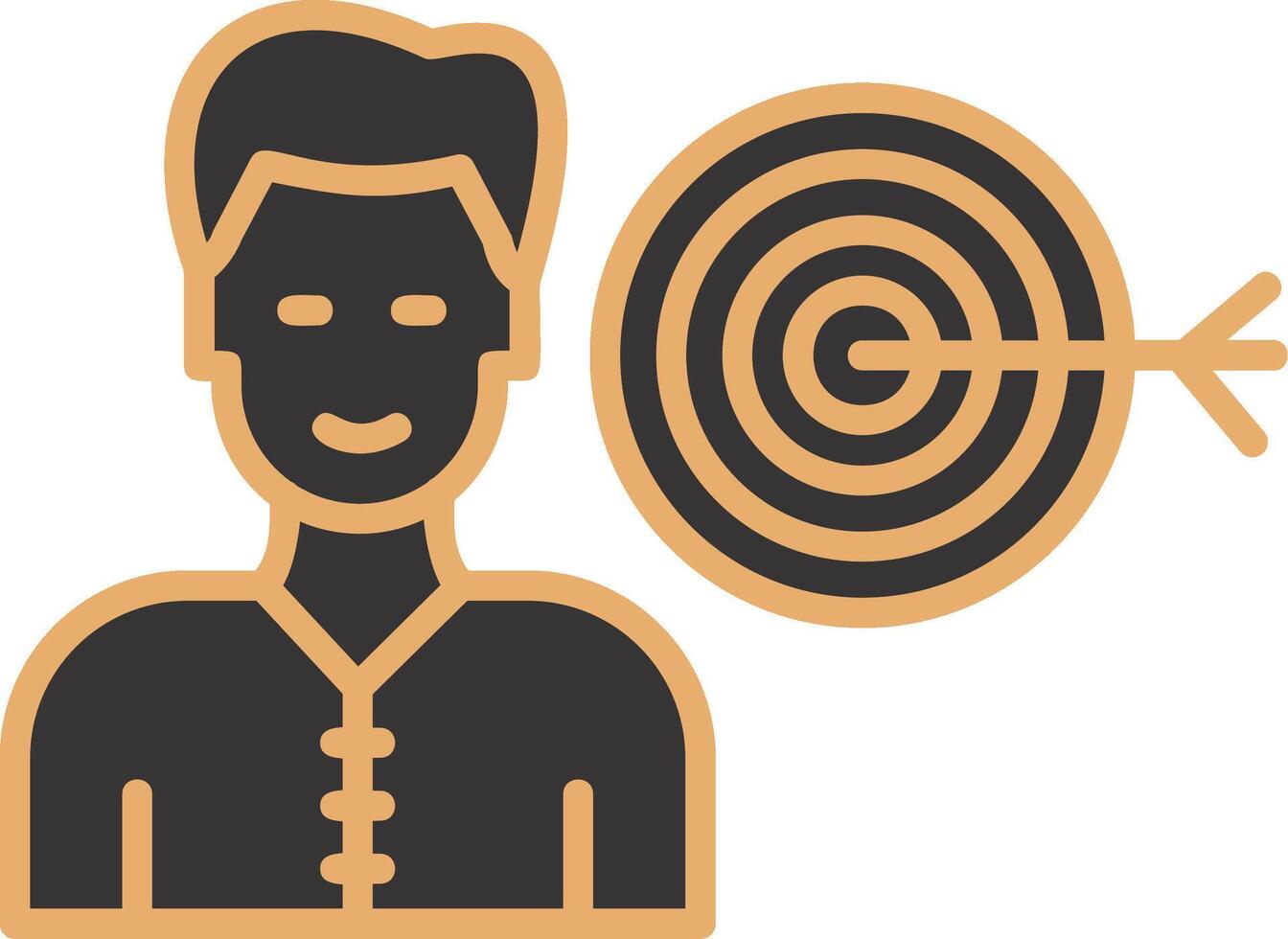 Man goal Vector Icon