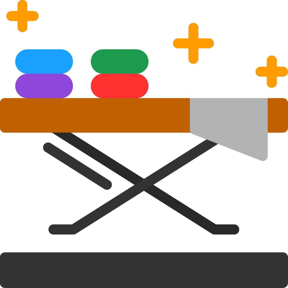 Ironing board Flat Icon vector