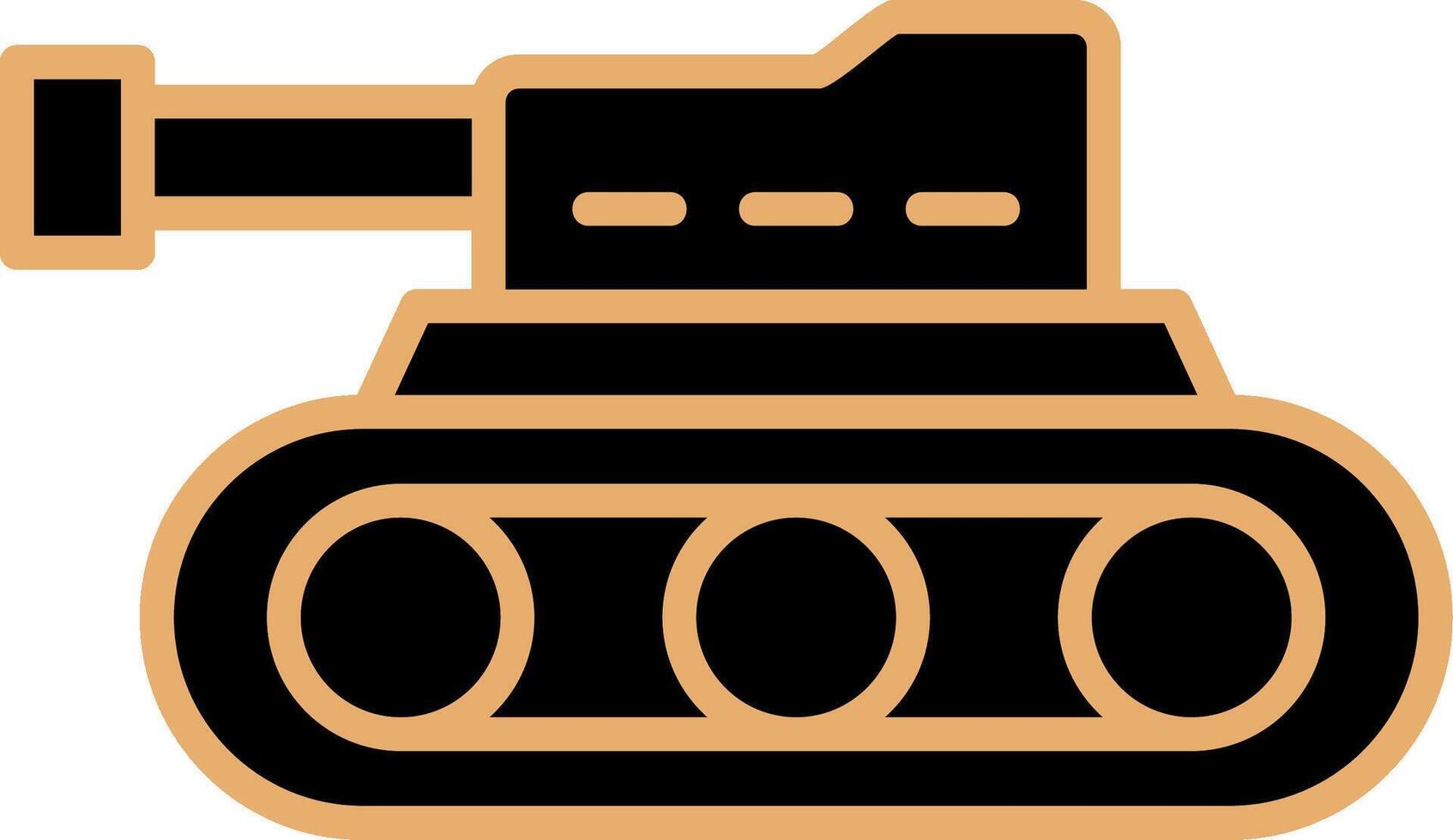 icono de vector de tanque