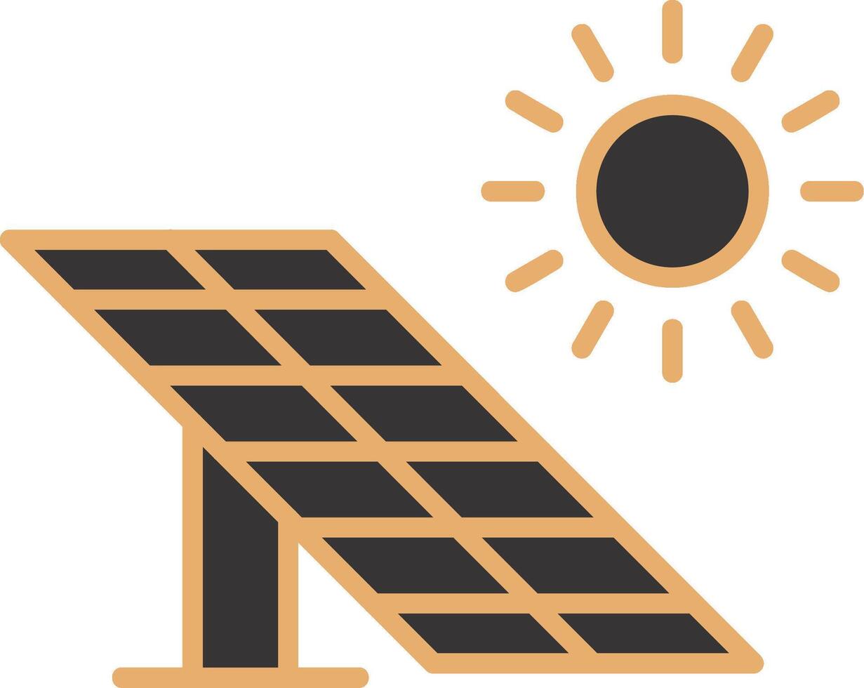 Solar Panel Vector Icon