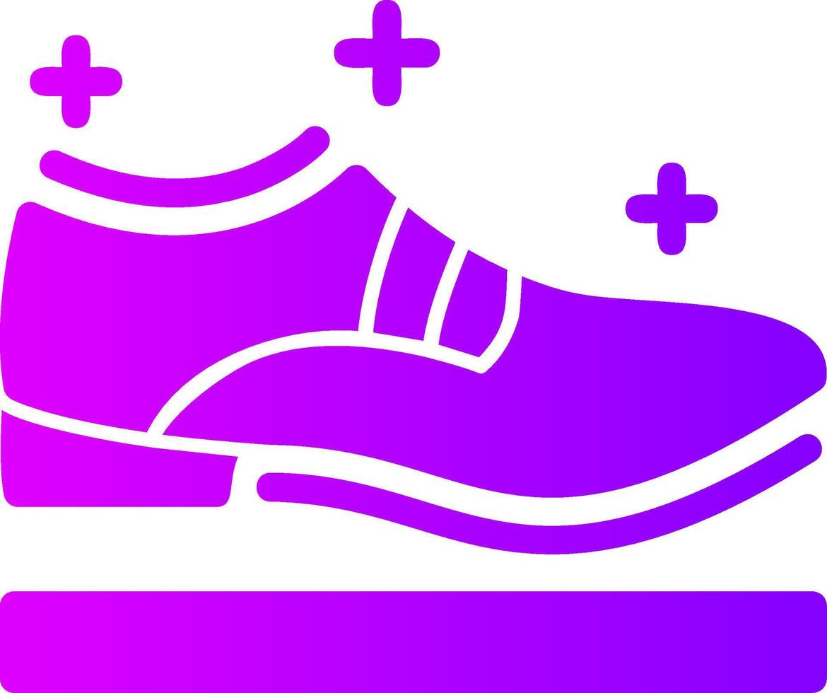 Shoe Solid Multi Gradient Icon vector