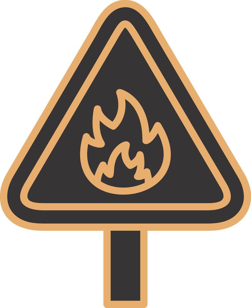 Flammable Vector Icon