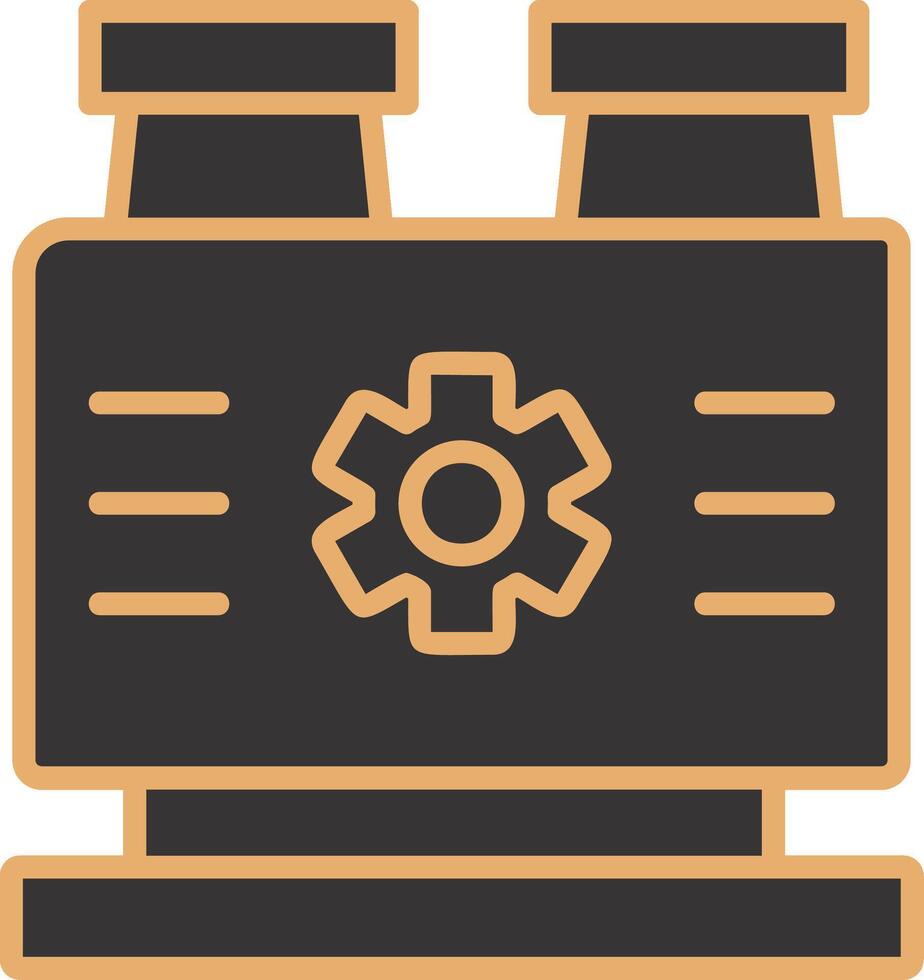 Factory Machine Vector Icon