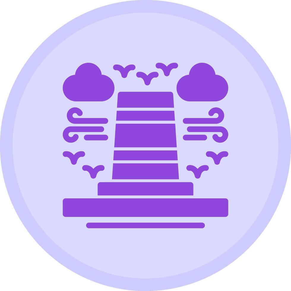 Traffic cone Multicolor Circle Icon vector
