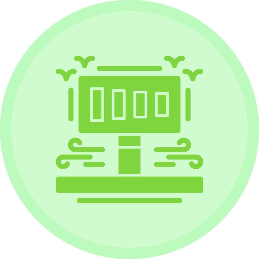 Pedestrian crossing Multicolor Circle Icon vector