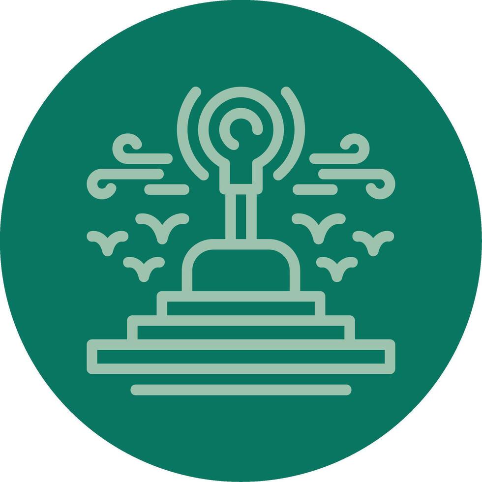 Gearshift Line Multi color Icon vector
