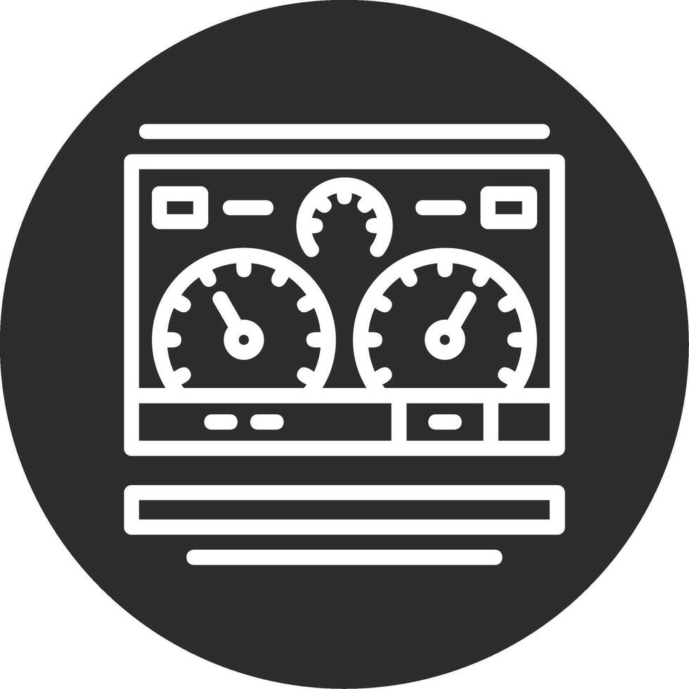 Dashboard Inverted Icon vector