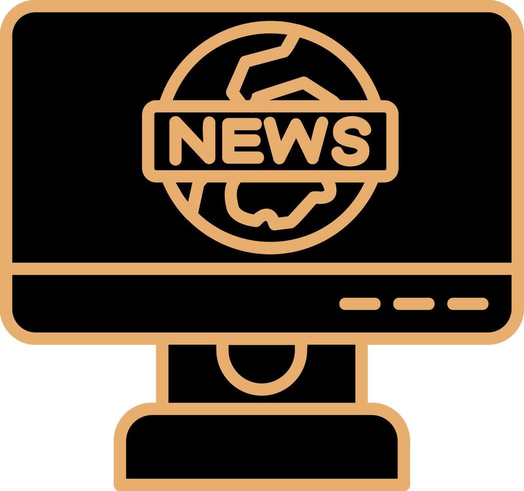 News Report Vector Icon