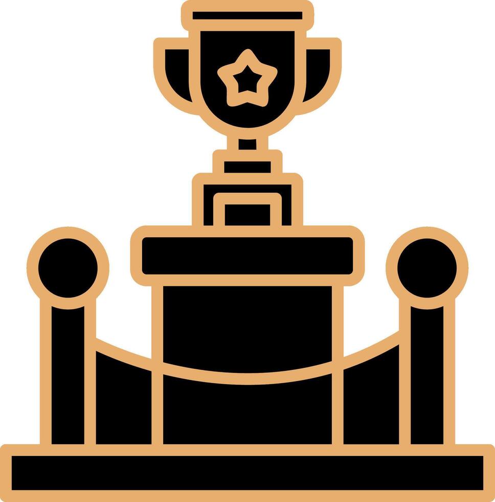 icono de vector de copa