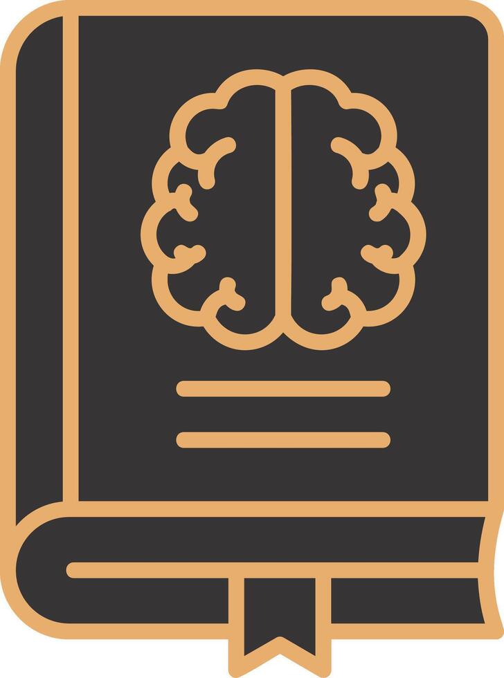 neurología libro vector icono