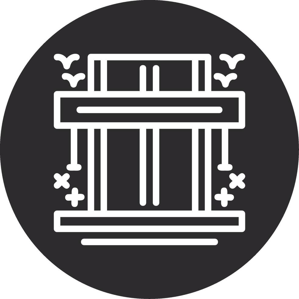 Highway Inverted Icon vector