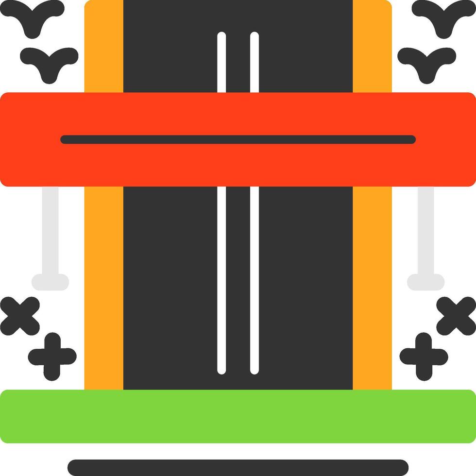 Highway Flat Icon vector