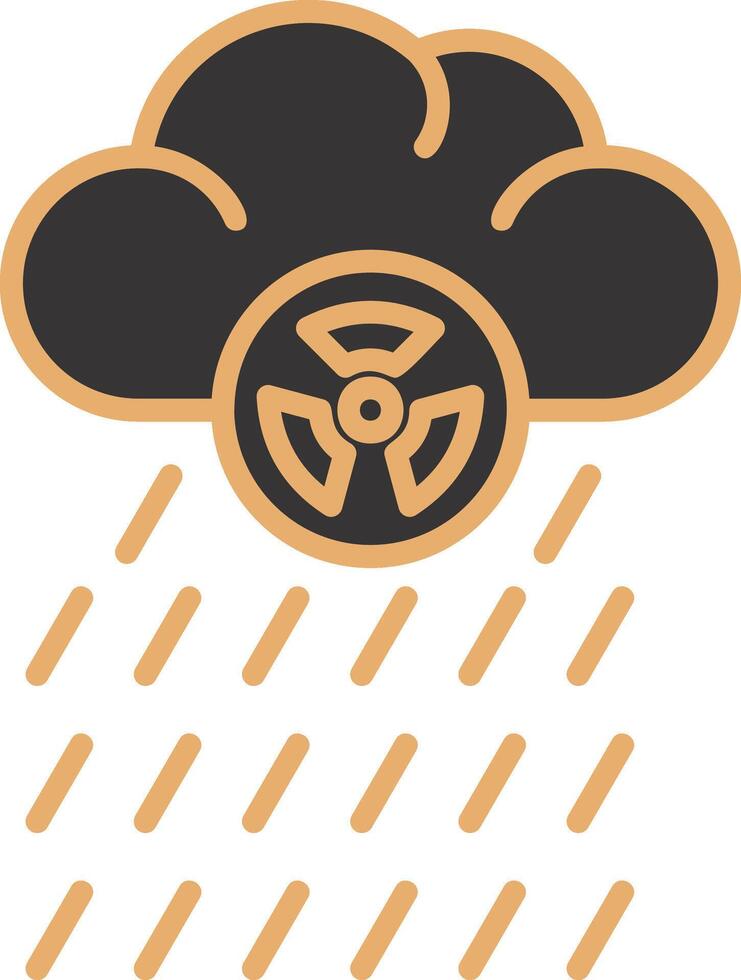 Acid Rain Vector Icon