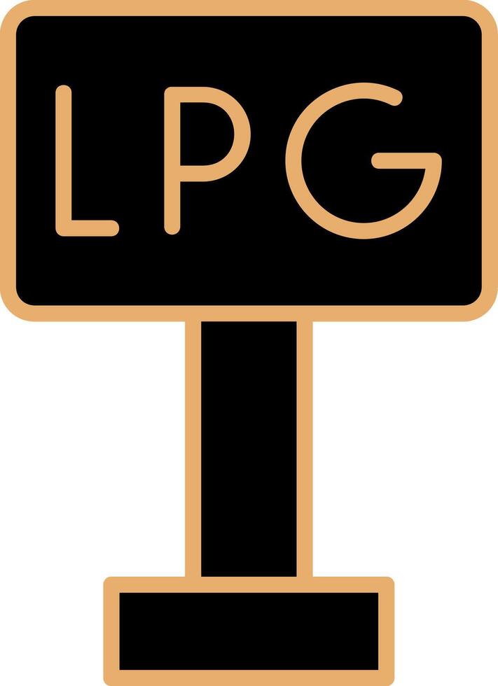 Liquefied Petroleum Gas Vector Icon
