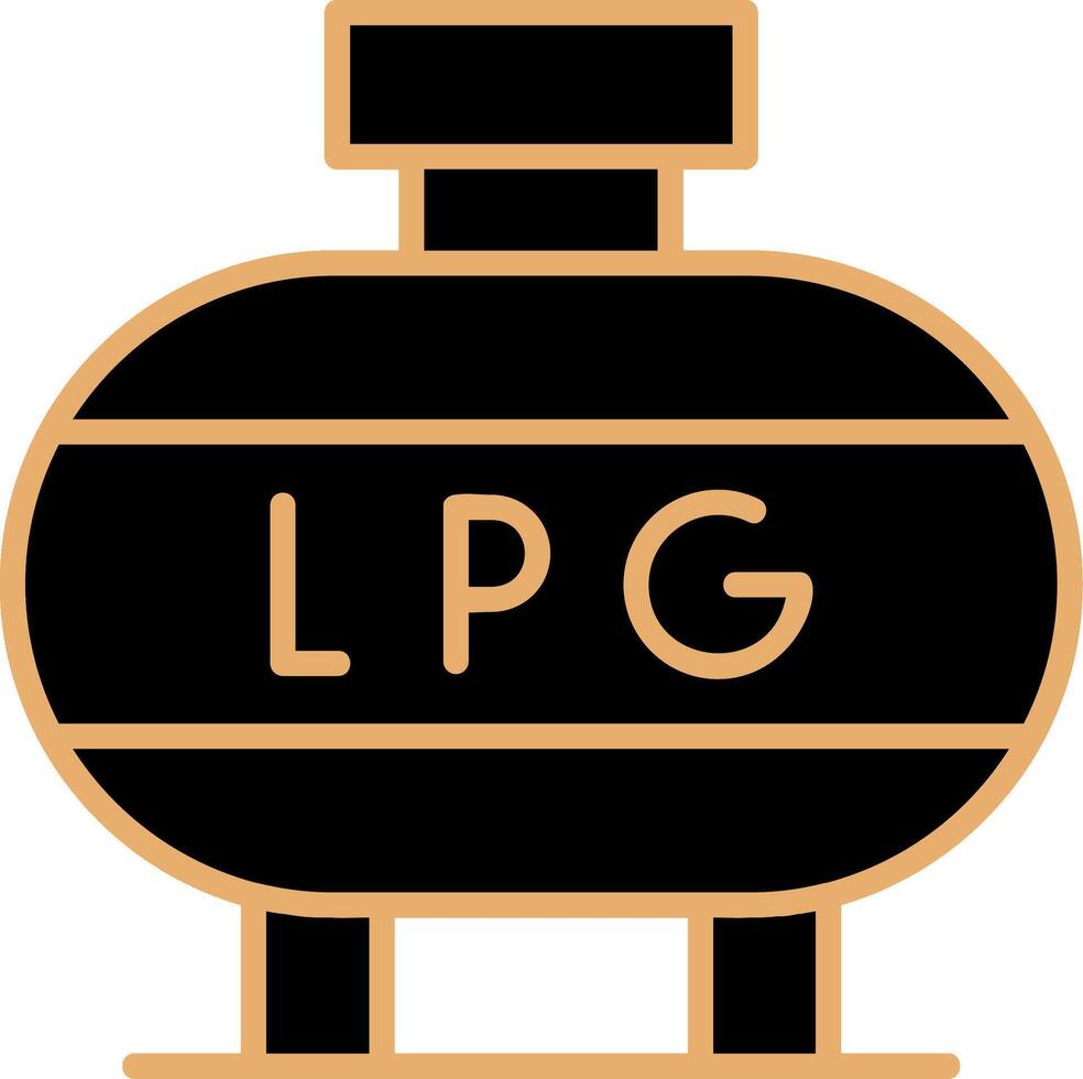 Liquefied Petroleum Gas Vector Icon