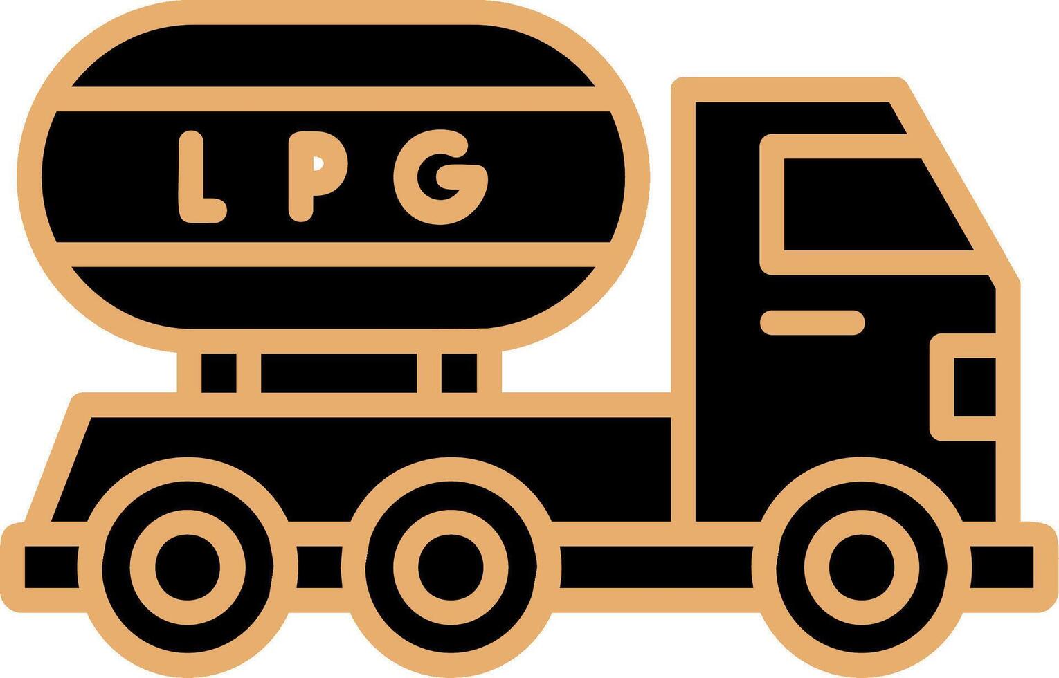 Gas Truck Vector Icon