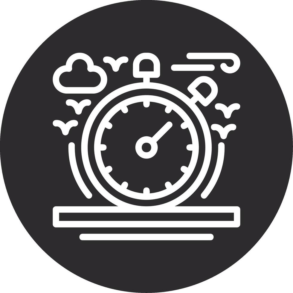 Stopwatch Inverted Icon vector