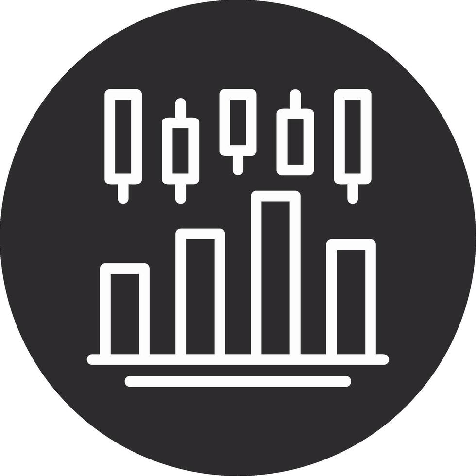Stock market Inverted Icon vector