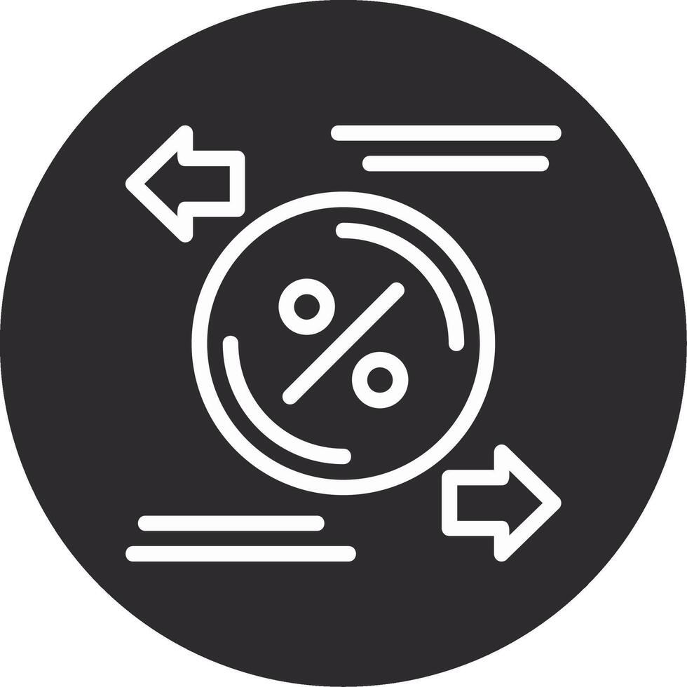 Exchange rate Inverted Icon vector