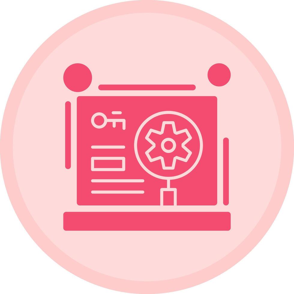 Keyword optimization Multicolor Circle Icon vector