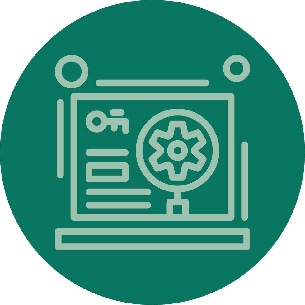 Keyword optimization Line Multi color Icon vector