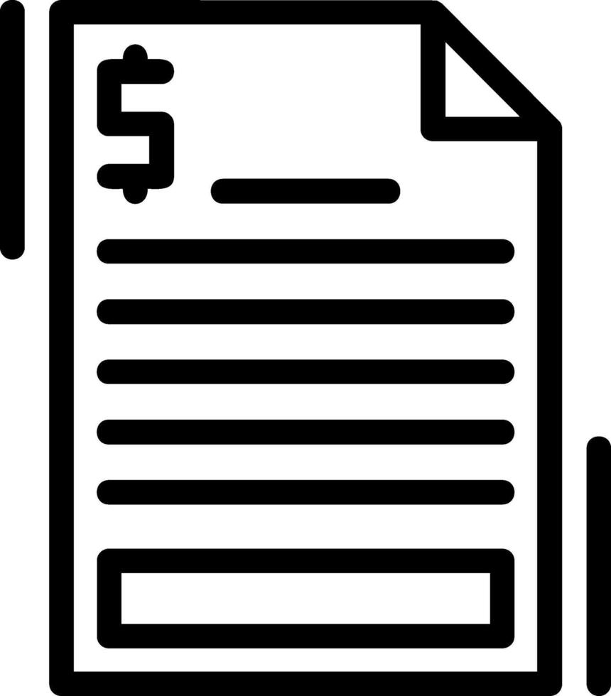 Document Line Icon 39470887 Vector Art at Vecteezy