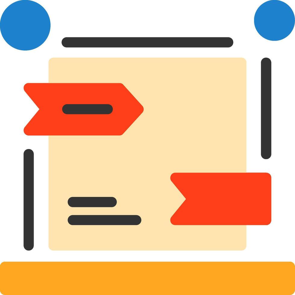 Canonical URL Flat Icon vector