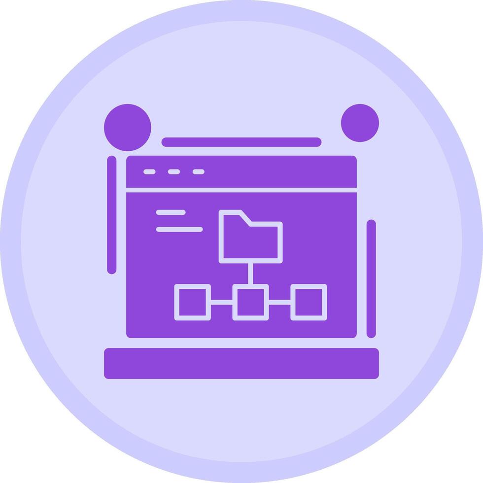 XML sitemap Multicolor Circle Icon vector