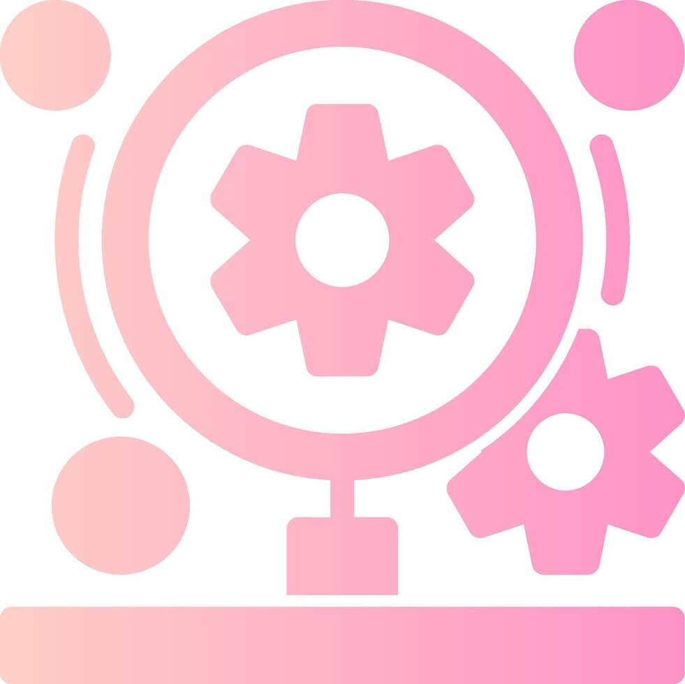 SEO tools Solid Multi Gradient Icon vector