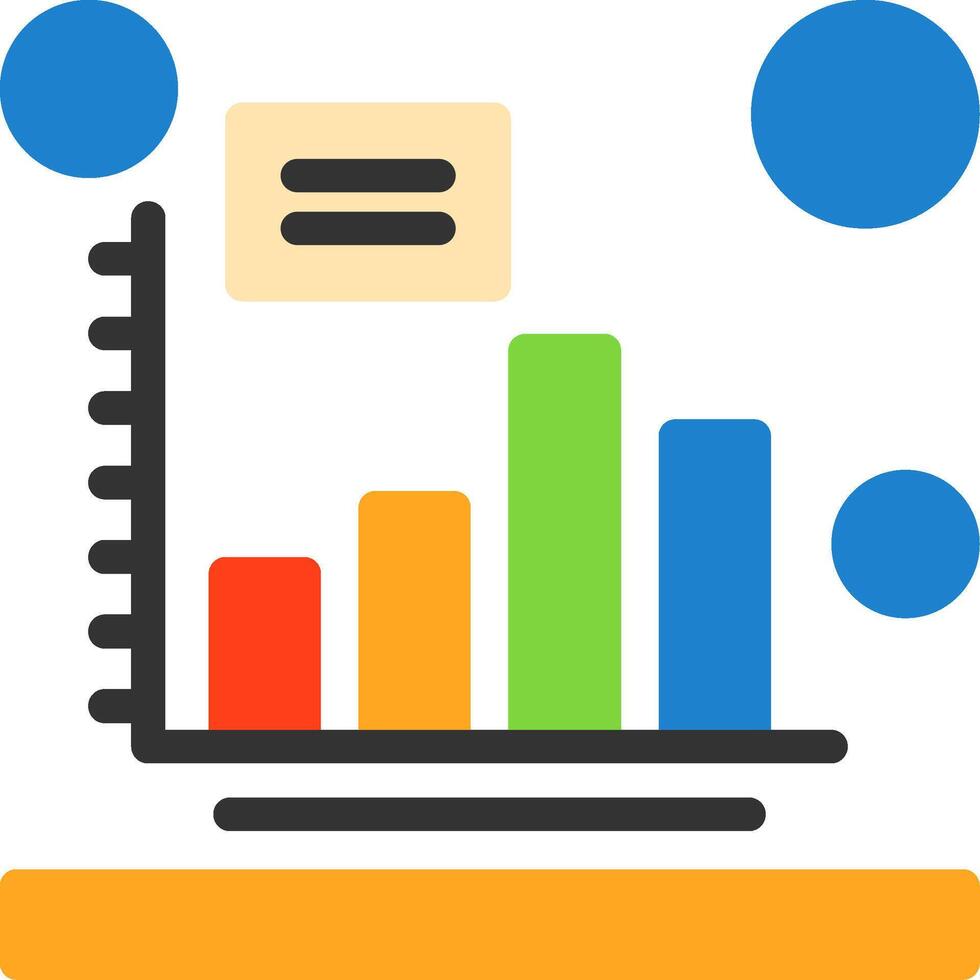 Bar chart Flat Icon vector