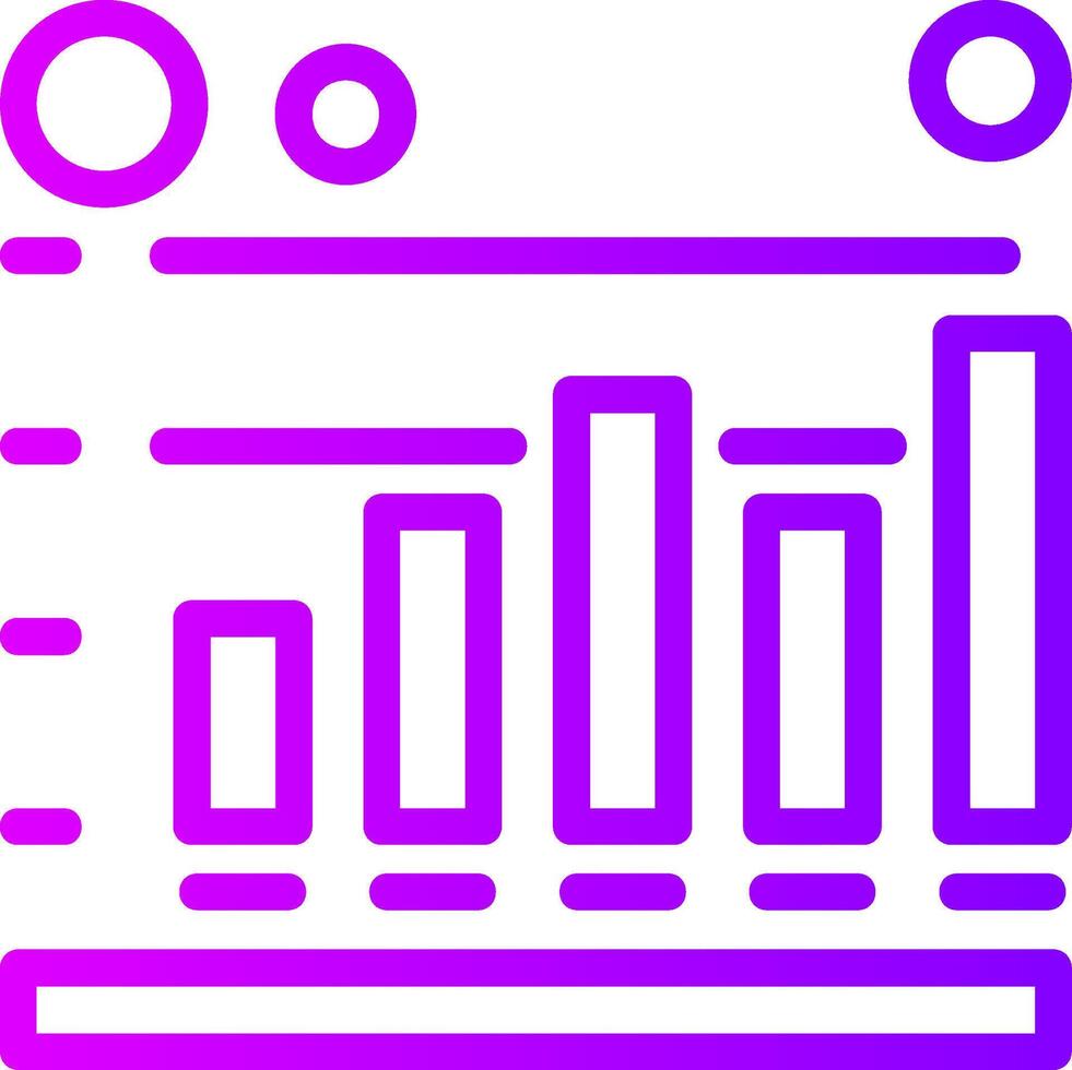 Session duration Linear Gradient Icon vector