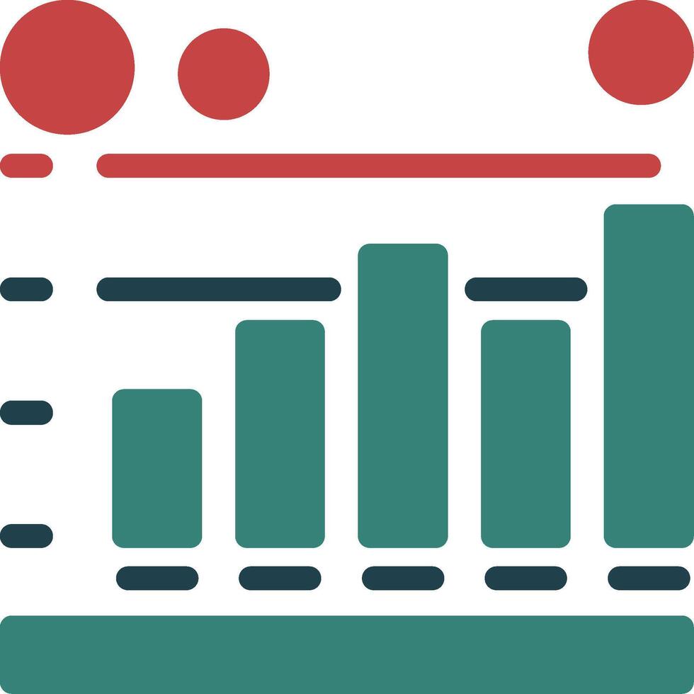 Session duration Glyph Two Color Icon vector
