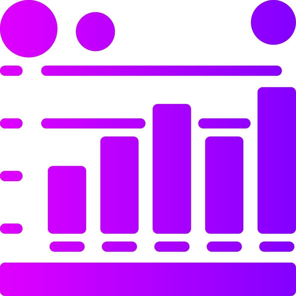 Session duration Solid Multi Gradient Icon vector