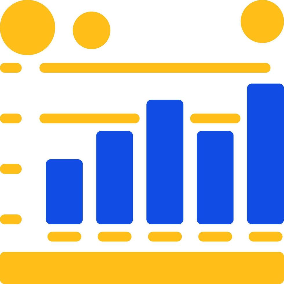 sesión duración plano dos color icono vector