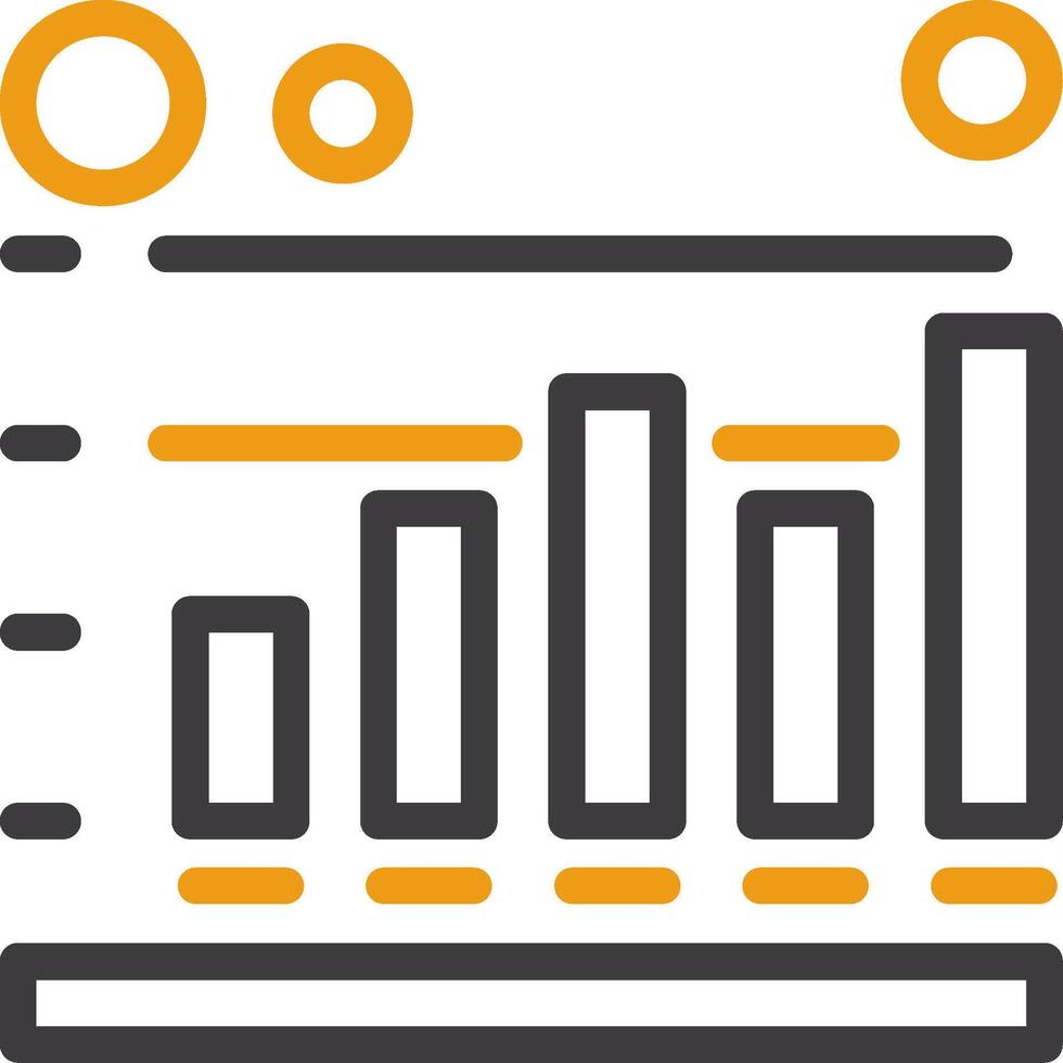 Session duration Line Circle Icon vector