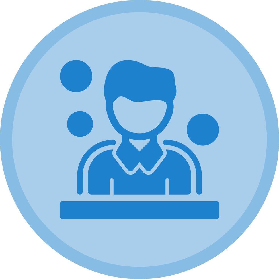 Users Multicolor Circle Icon vector