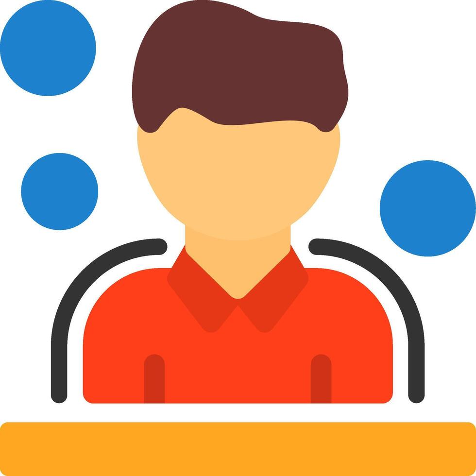 Users Flat Icon vector