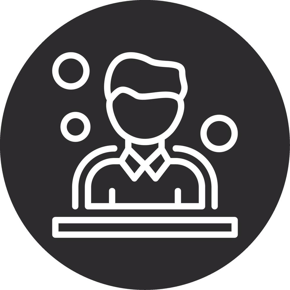 Users Inverted Icon vector
