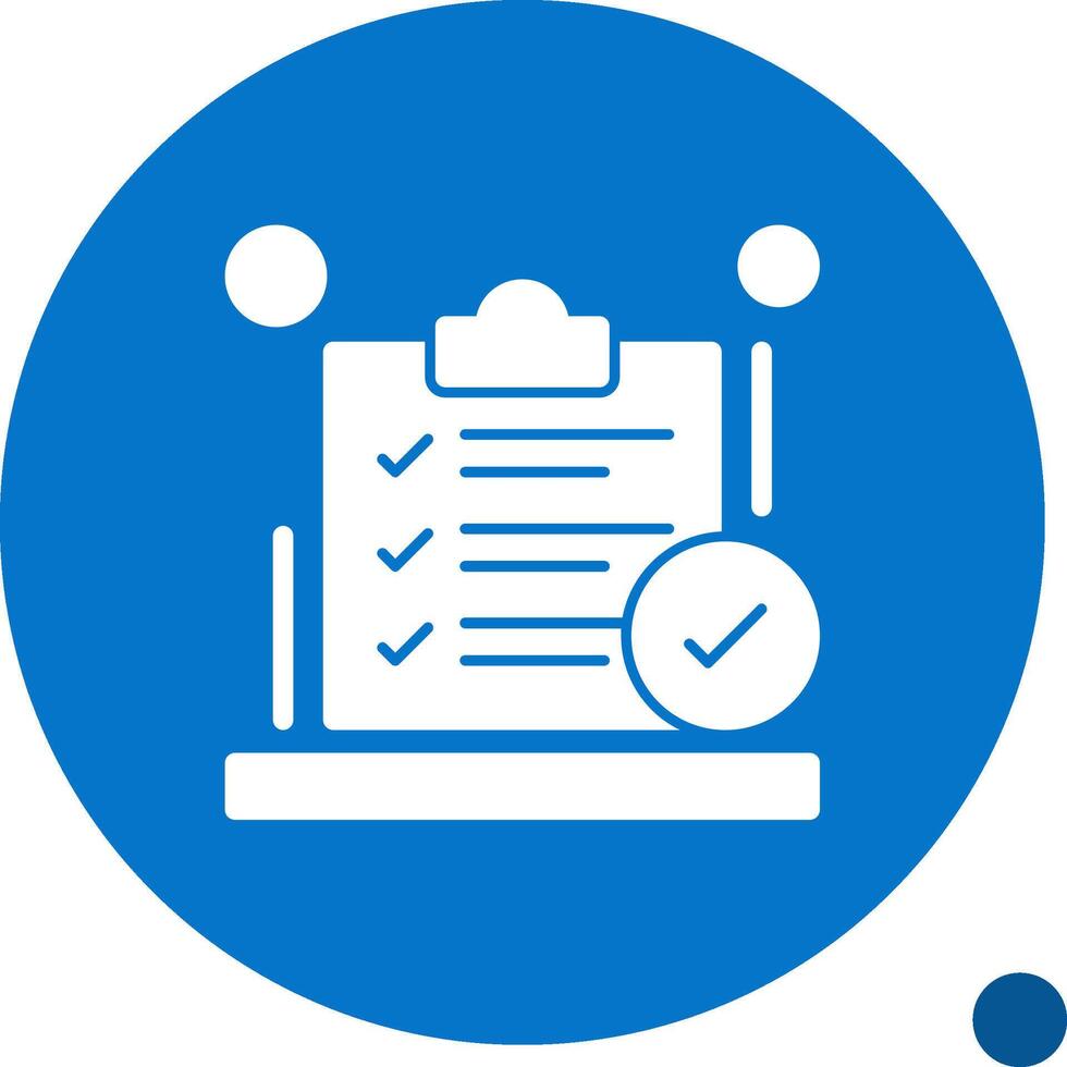 Goal completion Glyph Shadow Icon vector