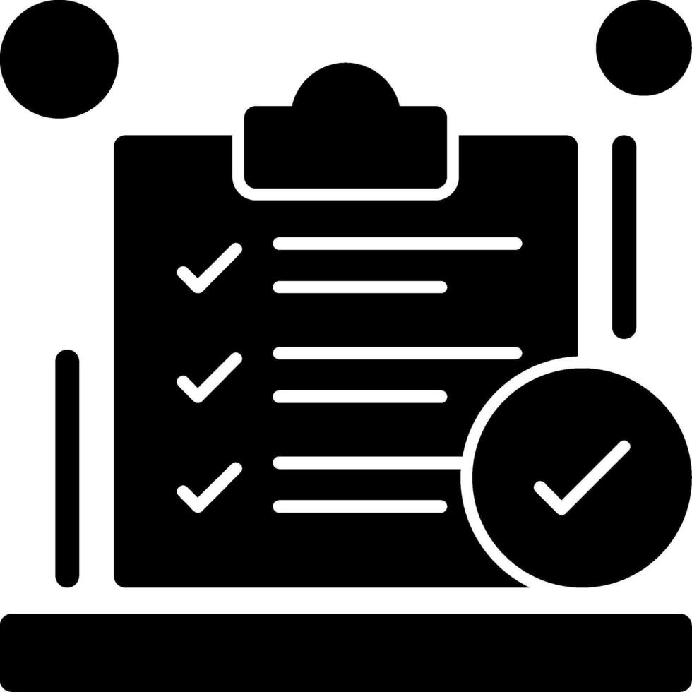 Goal completion Glyph Icon vector