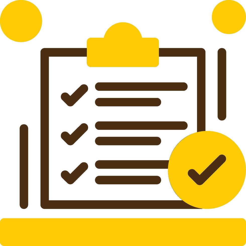 Goal completion Yellow Lieanr Circle Icon vector