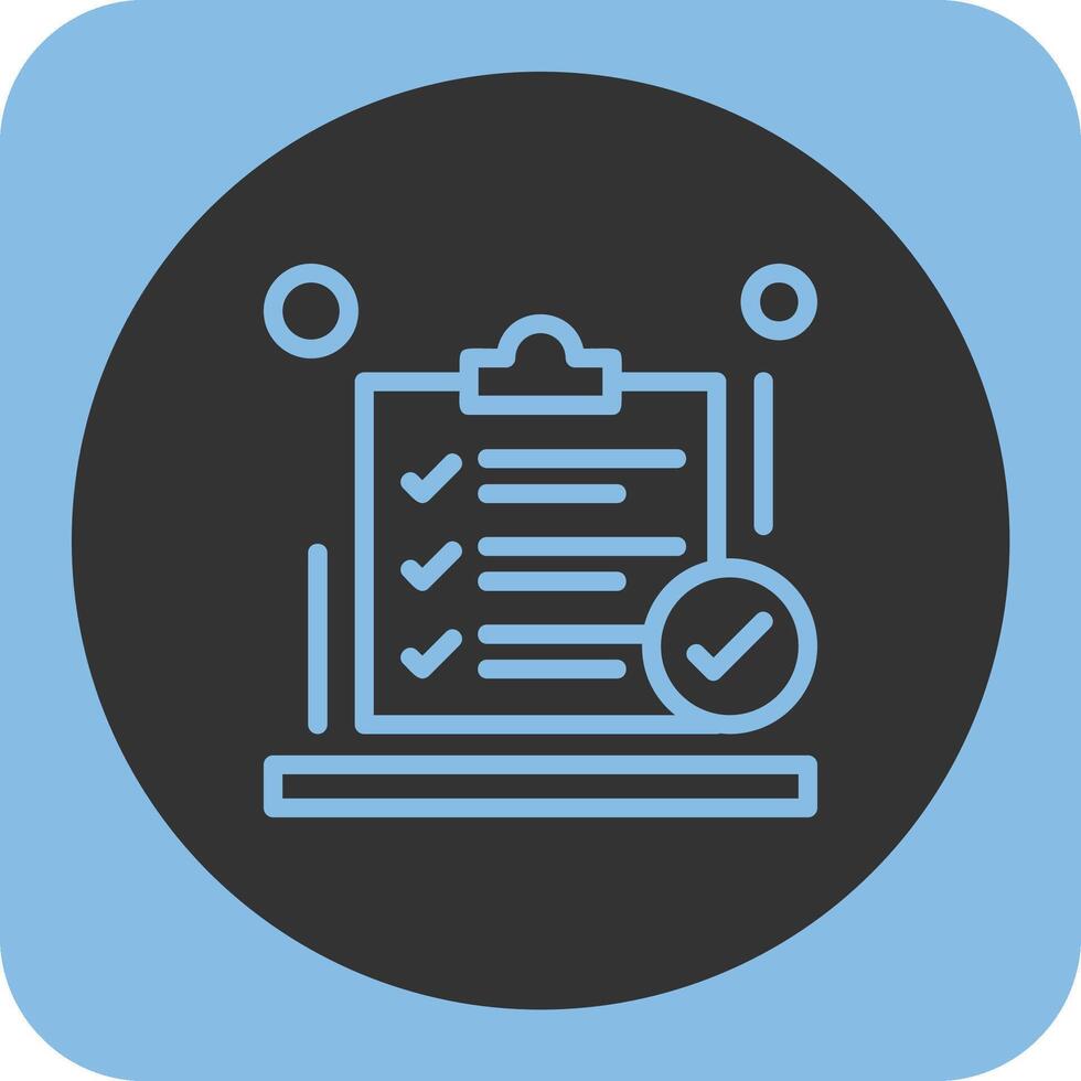 Goal completion Linear Round Icon vector