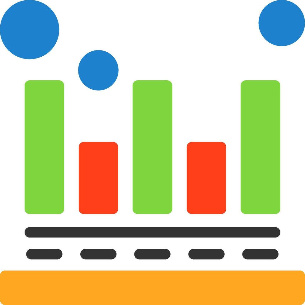 Attribution modeling Flat Icon vector