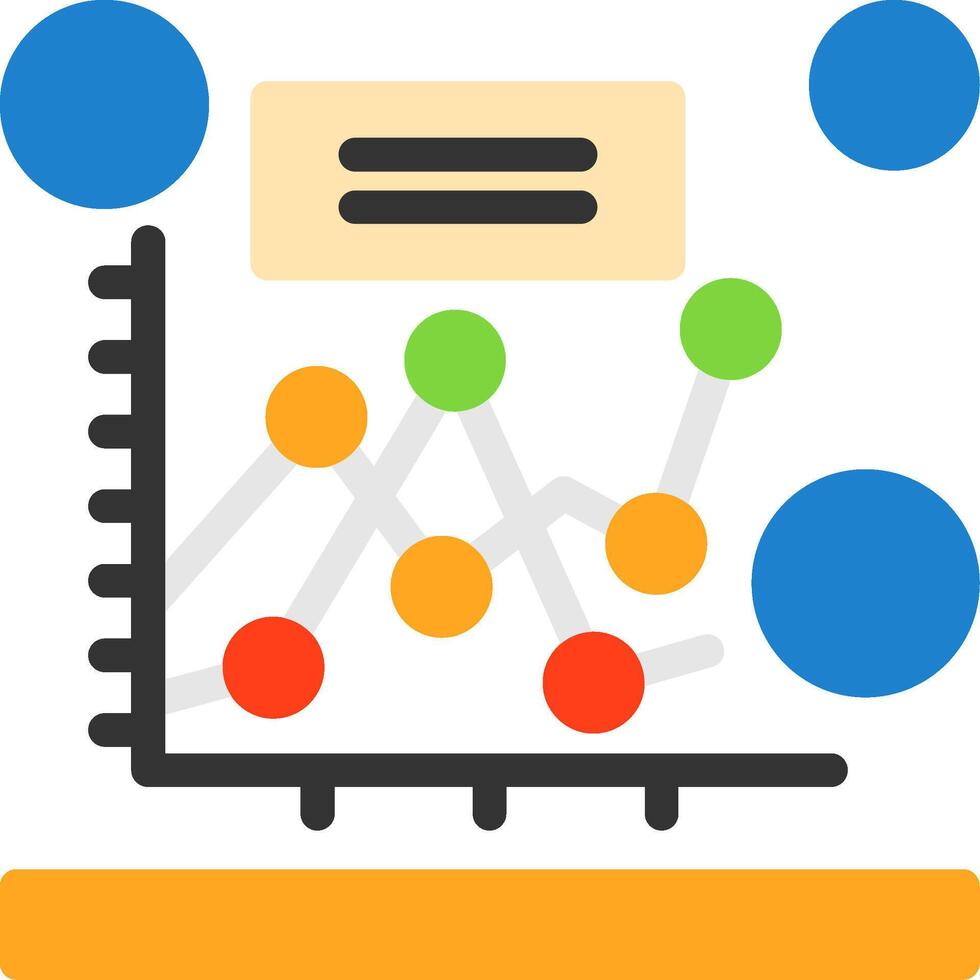 Competition analysis Flat Icon vector