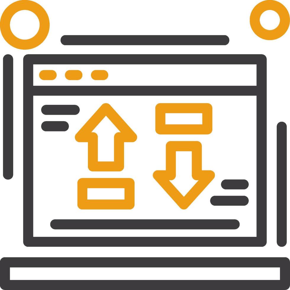 Cost per conversion Line Two Color Icon vector