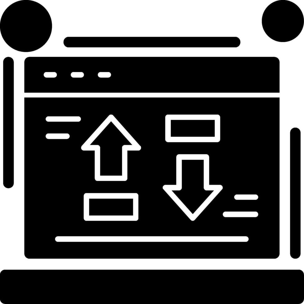Cost per conversion Glyph Icon vector